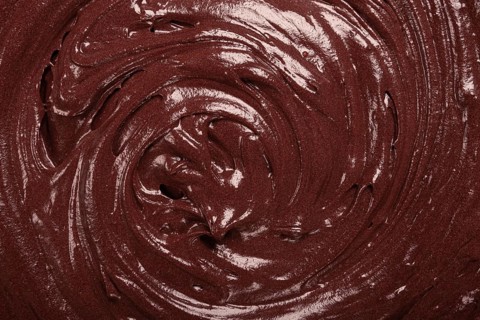 Chocolate dough, baking, structure and consistency, homemade, top view, no people