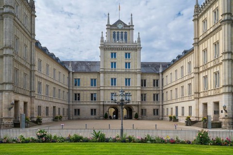 Ehrenburg Castle, Coburg, Upper Franconia, Franconia, Bavaria, Germany