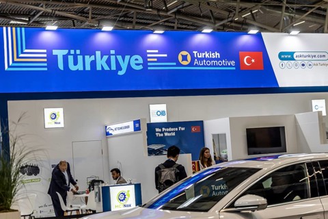 Turkish Automotive exhibition stand. IAA MOBILITY in Munich. The motor show presents itself as a