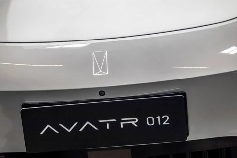 Exhibition stand of the Chinese manufacturer Changan. AVATR 012: The Avatr brand is positioned in