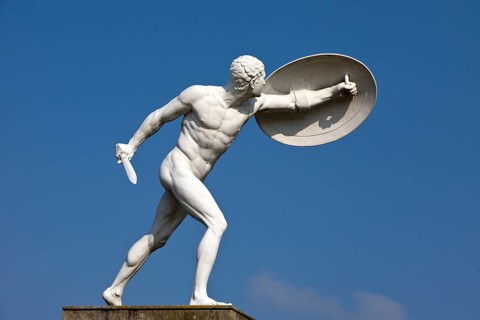 Borghesian fencer at Charlottenburg Palace, Berlin, Germany