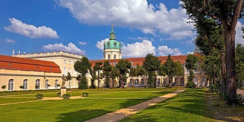 Park at the Great Orangery with Charlottenburg Palace, Berlin, Germany