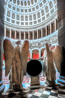 Interior of the Liberation Hall with goddesses of victory, Kelheim, Danube Valley, Lower Bavaria,