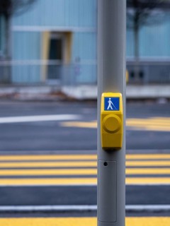 Blind, traffic light, button, help, everyday life, road traffic, traffic light for the blind,