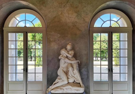 Sculpture Hero and Leander by Karl Steinhäuser, Charlottenburg Palace, Berlin, Germany