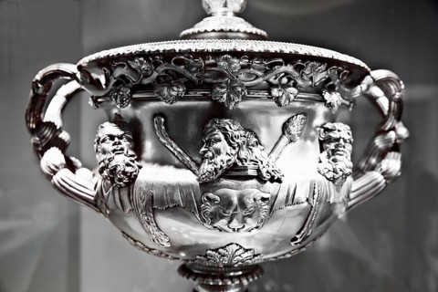 Centrepiece in the shape of the Warwick vase for Prince Carl, Charlottenburg Palace, Berlin,