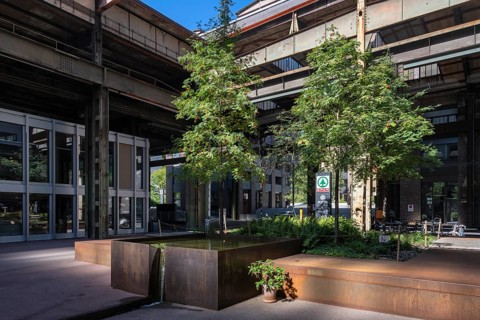 The former factory building of the Georg fisherman AG steel foundry, cultural monument, residential