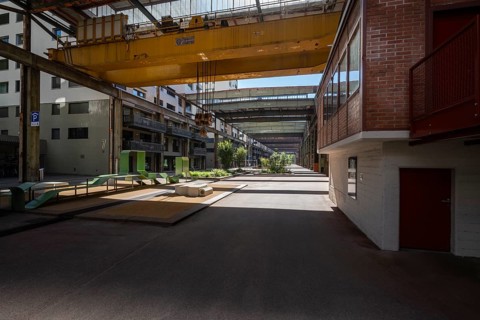 The former factory building of the Georg fisherman AG steel foundry, cultural monument, residential