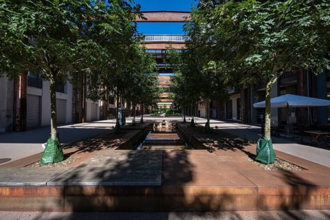 The former factory building of the Georg fisherman AG steel foundry, cultural monument, residential