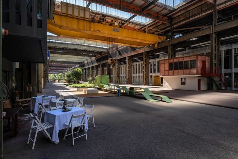The former factory building of the Georg fisherman AG steel foundry, cultural monument, residential
