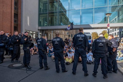 Germany, Berlin, 20/09/2025, protests against the March for Life demanding the abolition of