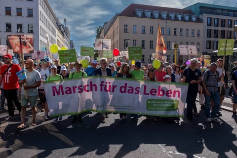 Germany, Berlin, 20/09/2025, Anti-abortion activists demonstrate in Berlin, initiated by the