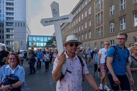 Germany, Berlin, 20/09/2025, Anti-abortion activists demonstrate in Berlin, initiated by the