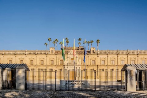 View of Andalusian parlament in Seville, Spain