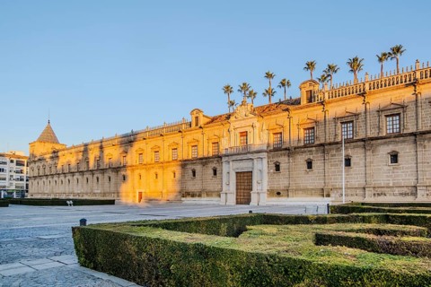 View of Andalusian parlament in Seville, Spain