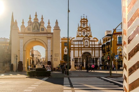Arco de la Macarena in Seville, Spain