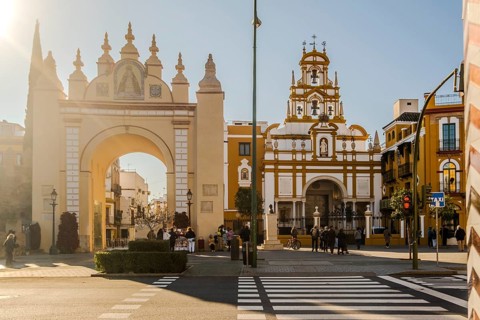 Arco de la Macarena in Seville, Spain