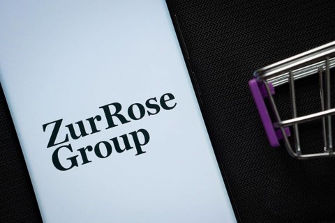 Dhaka, Bangladesh- 03 July 2025: A smartphone displaying the Zur Rose Group logo next to a