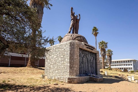 Windhoek, Namibia - 11 August, 2025: the Alte Feste is a fortress and museum