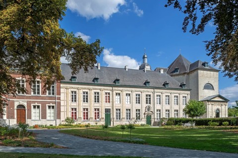 New abbot's lodgings at the Abdij van Vlierbeek, former Benedictine abbey at Kessel-Lo near Leuven,