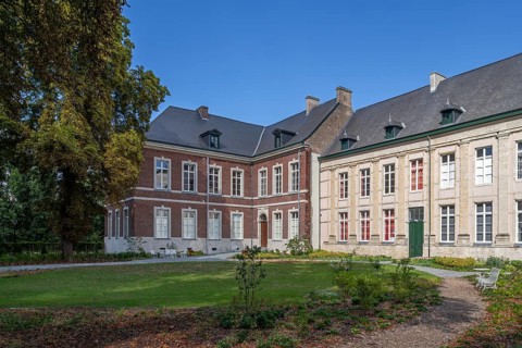 New abbot's lodgings at the Abdij van Vlierbeek, former Benedictine abbey at Kessel-Lo near Leuven,