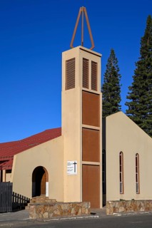 Dutch Reformed Church, Oranjemund, Diamond Sperrgebiet, Karas Region, Namibia
