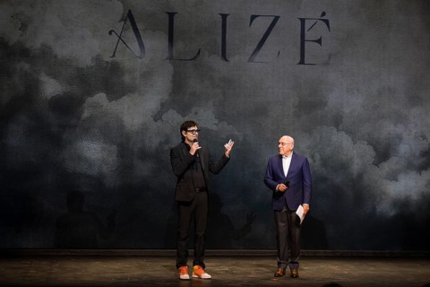 Fabrice Becker (Creative Director) and Marek Lieberberg (CEO Live Nation Germany) in front of the