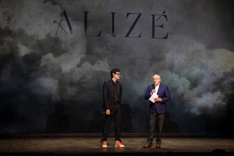 Fabrice Becker (Creative Director) and Marek Lieberberg (CEO Live Nation Germany) in front of the