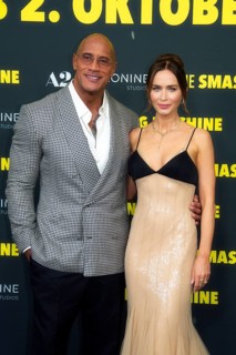Dwayne Johnson, Emily Blunt, THE SMASHING MACHINE, Red Carpet for the German premiere at ZOO