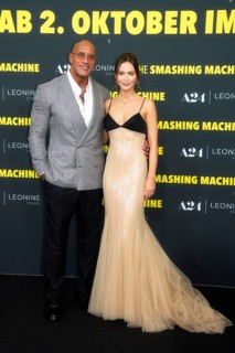 Dwayne Johnson, Emily Blunt, THE SMASHING MACHINE, Red Carpet for the German premiere at ZOO