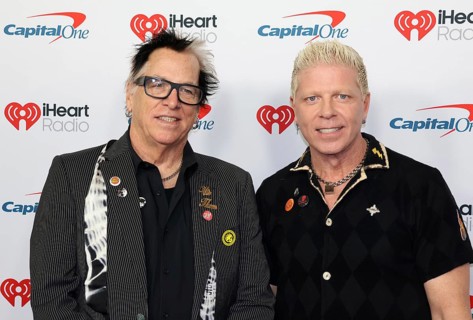 Noodles and Dexter Holland of The Offspring at the 2025 iHeartRadio Music Festival held at T-Mobile
