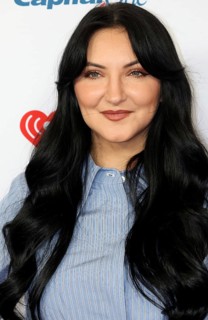Julia Michaels at the 2025 iHeartRadio Music Festival held at T-Mobile Arena in Las Vegas, USA on