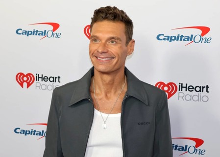 Ryan Seacrest at the 2025 iHeartRadio Music Festival held at T-Mobile Arena in Las Vegas, USA on
