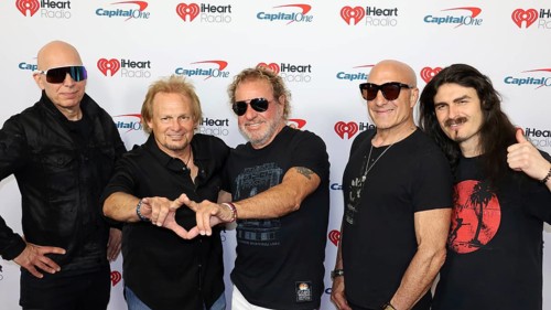 Joe Satriani, Michael Anthony, Sammy Hagar, Kenny Aronoff and Rai Thistlethwayte at the 2025