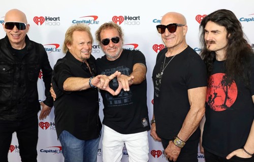 Joe Satriani, Michael Anthony, Sammy Hagar, Kenny Aronoff and Rai Thistlethwayte at the 2025