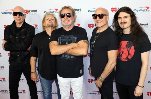 Joe Satriani, Michael Anthony, Sammy Hagar, Kenny Aronoff and Rai Thistlethwayte at the 2025