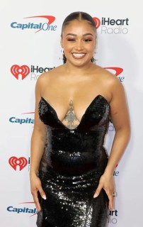 Jasmine Amy Rogers at the 2025 iHeartRadio Music Festival held at T-Mobile Arena in Las Vegas, USA