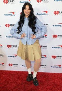 Julia Michaels at the 2025 iHeartRadio Music Festival held at T-Mobile Arena in Las Vegas, USA on