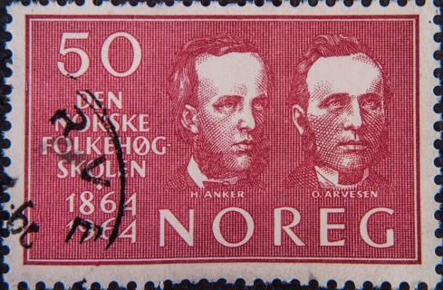 Herman Anker (1839-1896) and Olaus Arvesen (1830-1917) established Norway's first folk high school