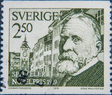 Carl Spitteler (1845 -1924) was a Swiss author who was awarded the Nobel Prize in Literature in