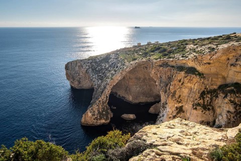 Amazing, majestic Blue Grotto in Malta