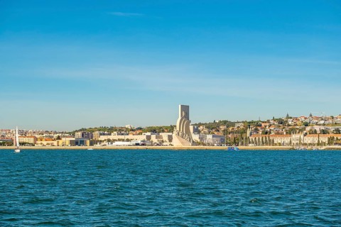 Lisbon, Portugal - January 1, 2025 - Monument to the Discoveries in Belem