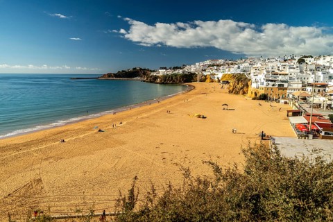 The beautiful beach - Albufeira, Algarve, Portugal