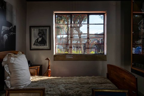 Johannesburg, South Africa - August 9, 2025: Nelson Mandela's House, a historic house in Soweto, a