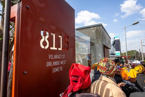 Johannesburg, South Africa - August 9, 2025: Nelson Mandela's House - a historic house in Soweto, a
