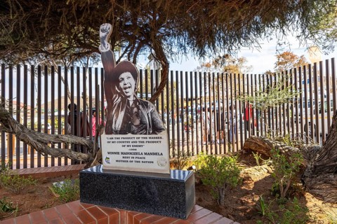 South Africa - August 9, 2025, Nelson Mandela's House - a historic house in Soweto, a symbol of the