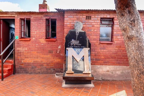 Nelson Mandela's House - a historic house in Soweto, a symbol of the struggle against apartheid, 9