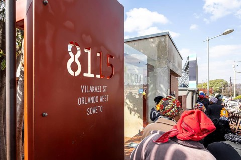 Johannesburg, South Africa - August 9, 2025: Nelson Mandela's House - a historic house in Soweto, a