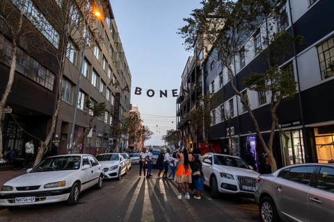 Evening vibes in Maboneng, Johannesburg — a creative hub where street art, culture, food, and