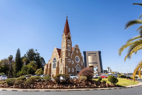 Christuskirche is a historic Lutheran church built between 1907 and 1910 during the German colonial